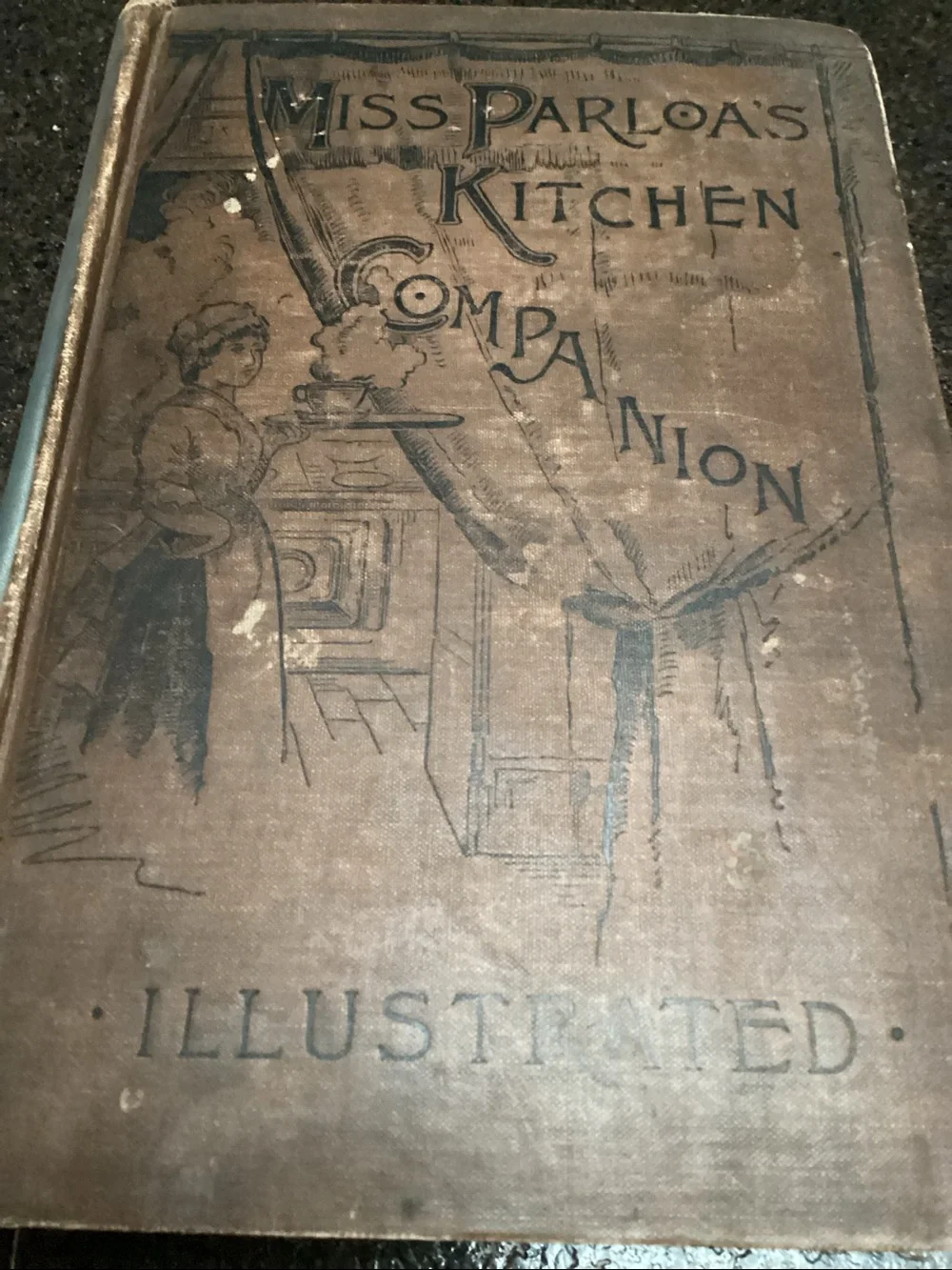 1st edition, 1887 Miss Parloa’s Kitchen Companion cookbook